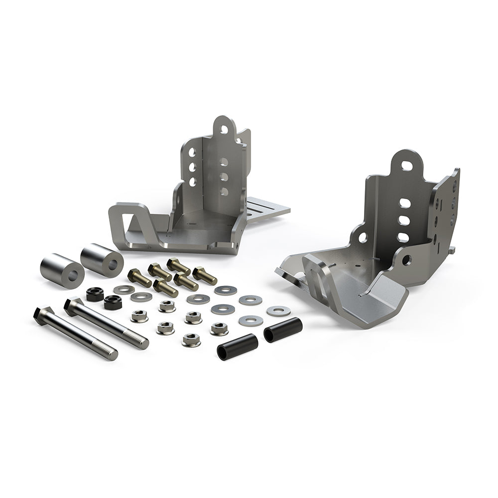 JK FALCON HD SHOCK SKID PLATE KIT  REAR