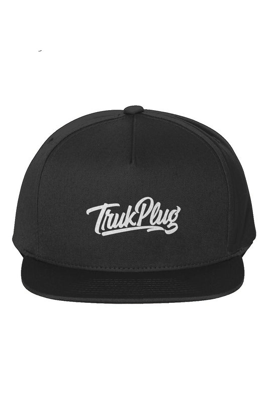 trukplug embroidered snapback