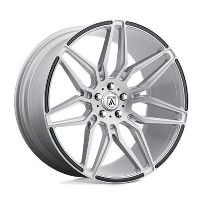 AB11 22X10.5 5X115 BRUSHED SLV 25MM