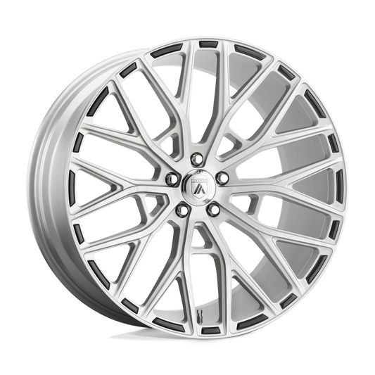 AB21 22X10.5 5X115 BRUSHED SLV 25MM