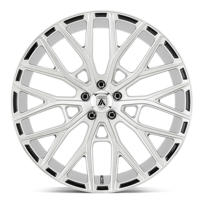 AB21 22X10.5 5X115 BRUSHED SLV 25MM