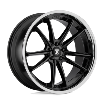 AB23 20X10.5 5X4.5 G-BLK CHR LIP 38MM