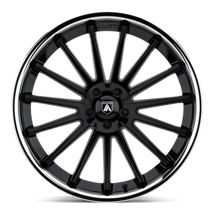 AB24 20X10.5 5X112 G-BLK CHR LIP 38MM