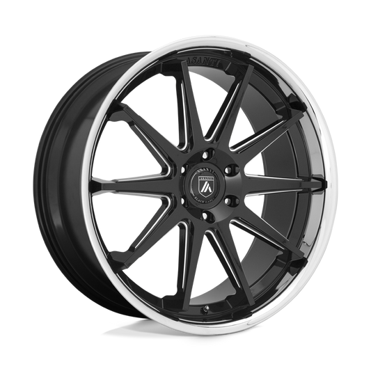 AB29 22.0X10 6X5.5 G-BLK MILL CHR LP 30MM