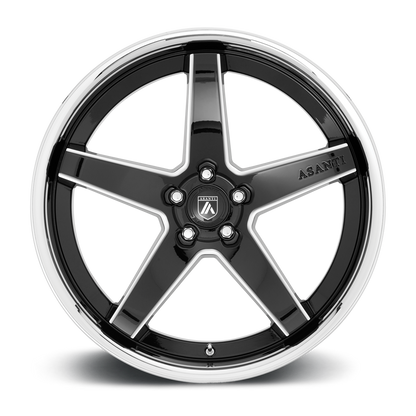 AB31 22X10.5 5X120 G-BLK MILL CHR LP 35MM