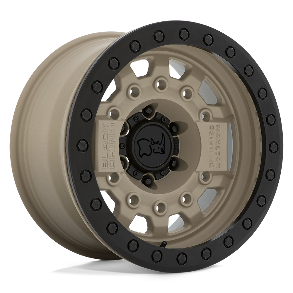 BRAVG 17X8.5 6X5.5 D-SAND BLK-HDW -30MM