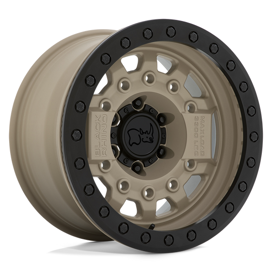 BRAVG 17X8.5 6X5.5 D-SAND BLK-HDW -30MM