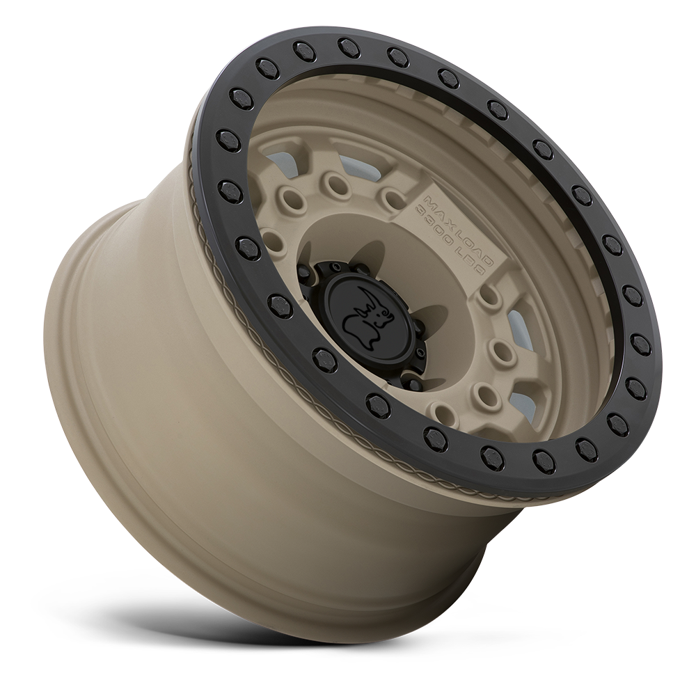 BRAVG 17X8.5 6X5.5 D-SAND BLK-HDW -30MM