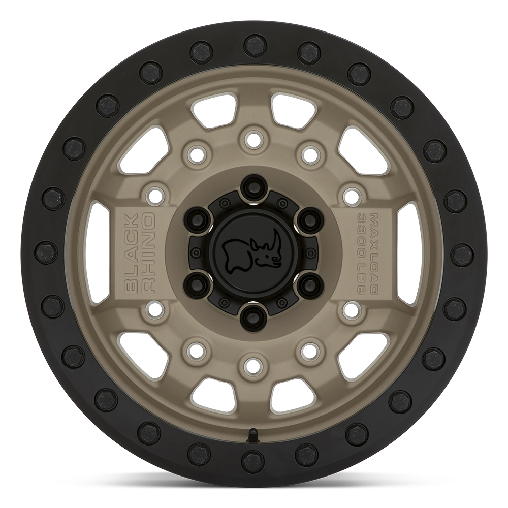 BRAVG 17X8.5 6X5.5 D-SAND BLK-HDW -30MM