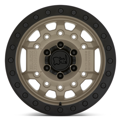 BRAVG 17X8.5 6X5.5 D-SAND BLK-HDW -30MM