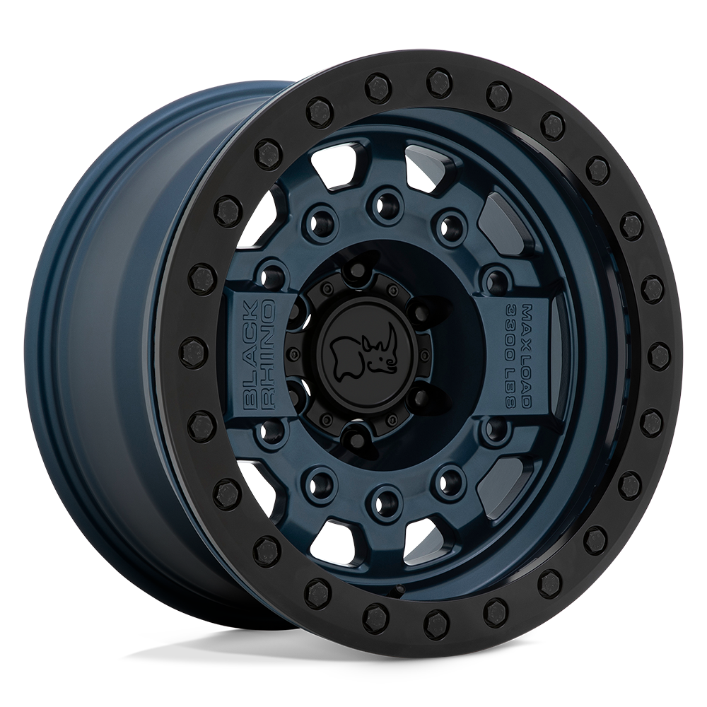 BRAVG 17X8.5 6X5.5 N-BLU BLK-HDW 0MM