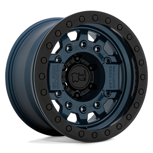 BRAVG 17X8.5 6X5.5 N-BLU BLK-HDW 0MM