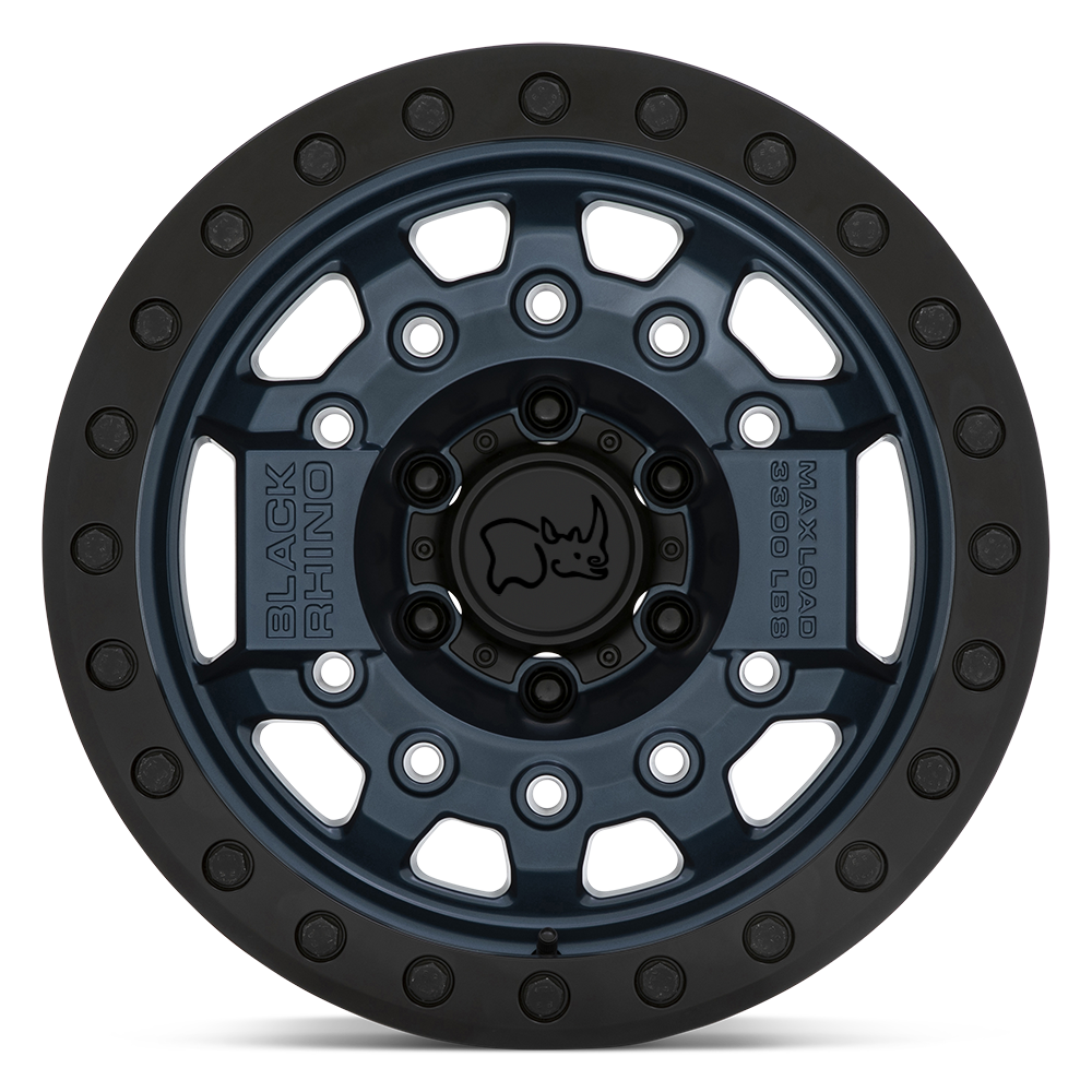 BRAVG 17X8.5 6X5.5 N-BLU BLK-HDW 0MM