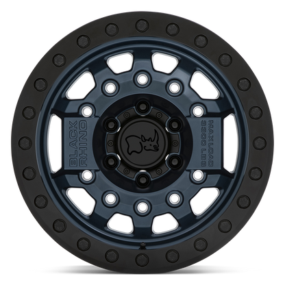 BRAVG 17X8.5 6X5.5 N-BLU BLK-HDW 0MM