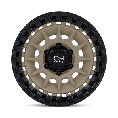 BR009 17X8.5 5X5.0 D-SAND M-BLK -10MM