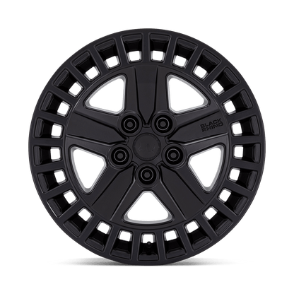 BR005 18X8.5 5X5.0 M-BLK 25MM