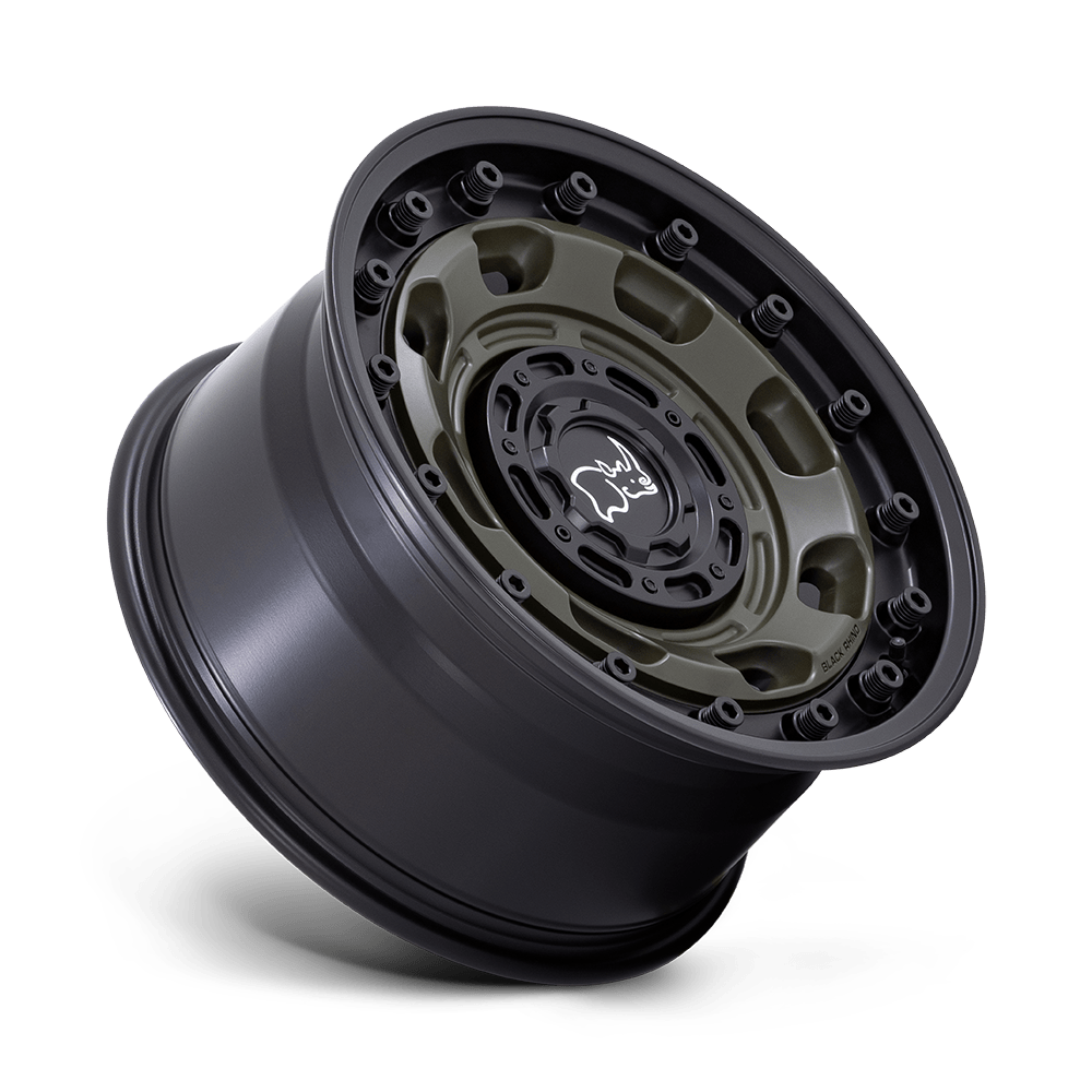 BR007 17X8.5 6X135/5.5 OD-GRN-BLK-LP -10MM