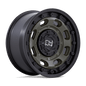 BR007 16X8 6X5.5 OD-GRN-BLK-LP -10MM