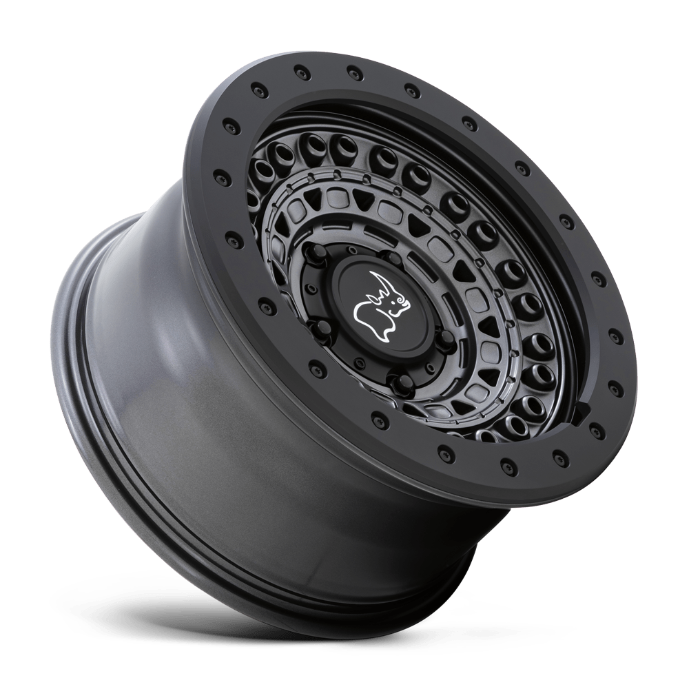 BRBCD 17X8.5 6X4.5 GUN-BLK BLK-RKGRD 0MM