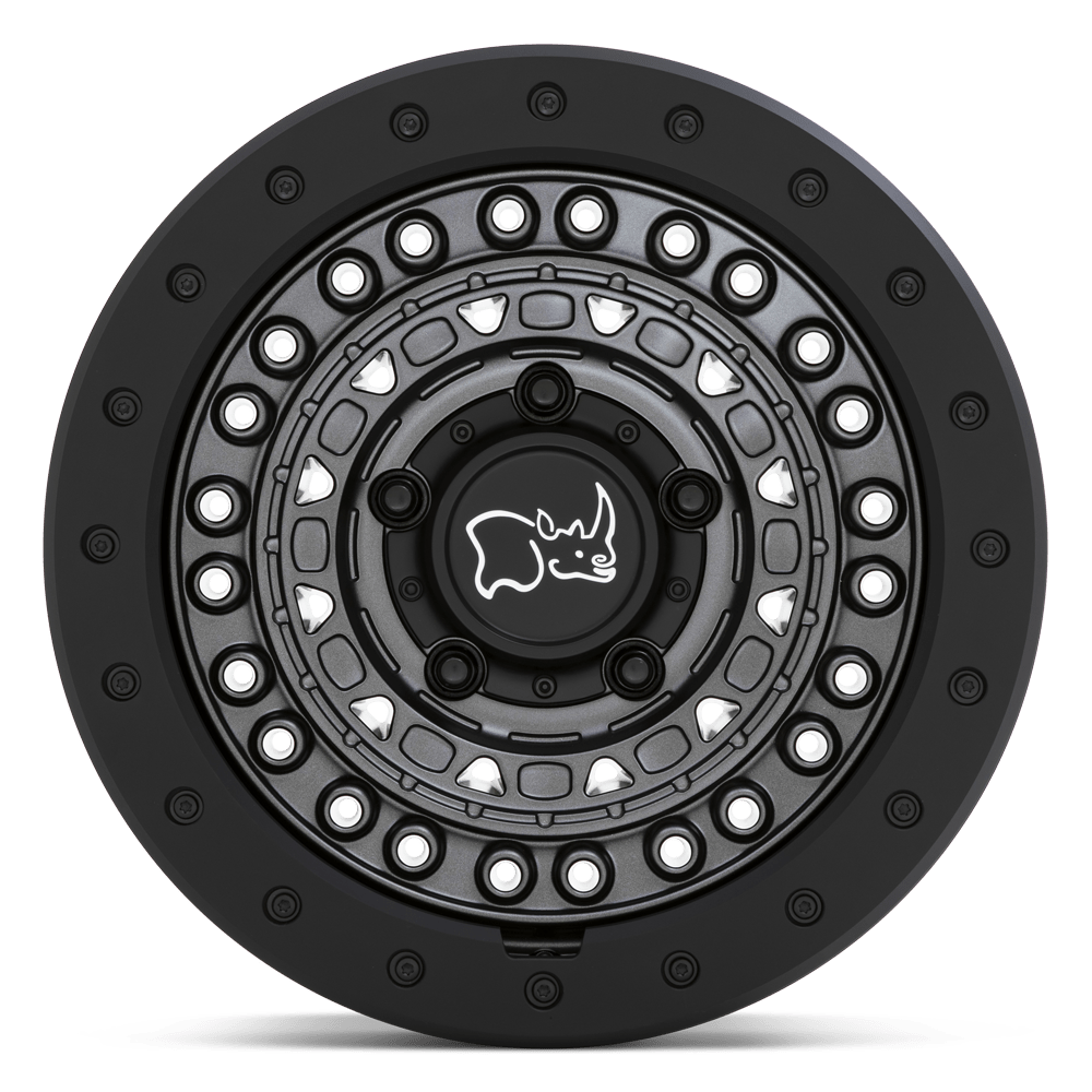 BRBCD 17X8.5 6X4.5 GUN-BLK BLK-RKGRD 0MM