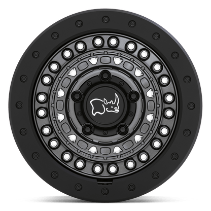 BRBCD 17X8.5 6X4.5 GUN-BLK BLK-RKGRD 0MM