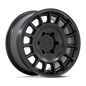 BR015 17X8.5 5X5.0 M-BLK 25MM