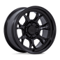 BR017 17X8.5 5X5.0 M-BLK -10MM