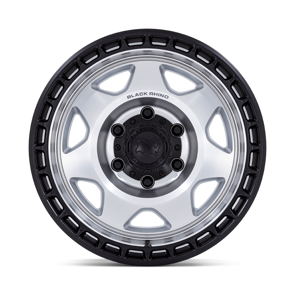 BR018 17X8.5 5X5.0 SLV-MCH-BLK -10MM