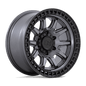 BR001 17X8.5 5X4.5 M-GNMTL BLK-LP 34MM