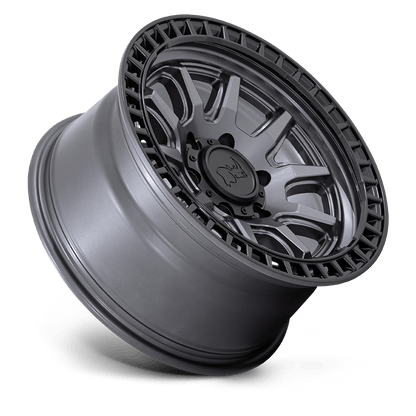 BR001 17X8.5 5X4.5 M-GNMTL BLK-LP 34MM