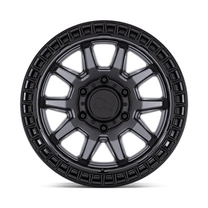 BR001 17X8.5 5X4.5 M-GNMTL BLK-LP 34MM