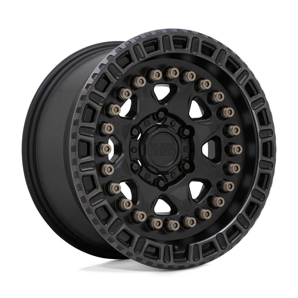 BRCBN 17.0X8.5 6X4.5 M-BLK MACH-RNG 0MM