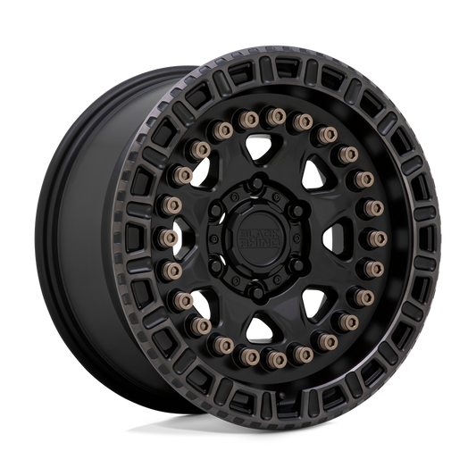 BRCBN 18.0X9 5X5.0 M-BLK MACH-RNG -18MM