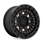 BRCBN 18.0X9 5X5.0 M-BLK MACH-RNG -18MM