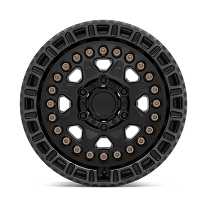 BRCBN 18X9 6X135 M-BLK MACH-RNG 10MM