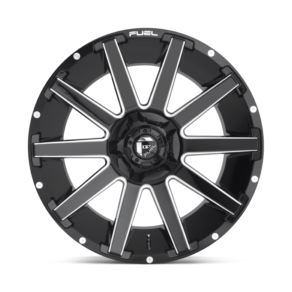 D615 22X10 8X6.5 GL-BLK-MIL -18MM