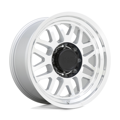 BRDLT 20X9.5 8X170 G-SLV MIR -18MM