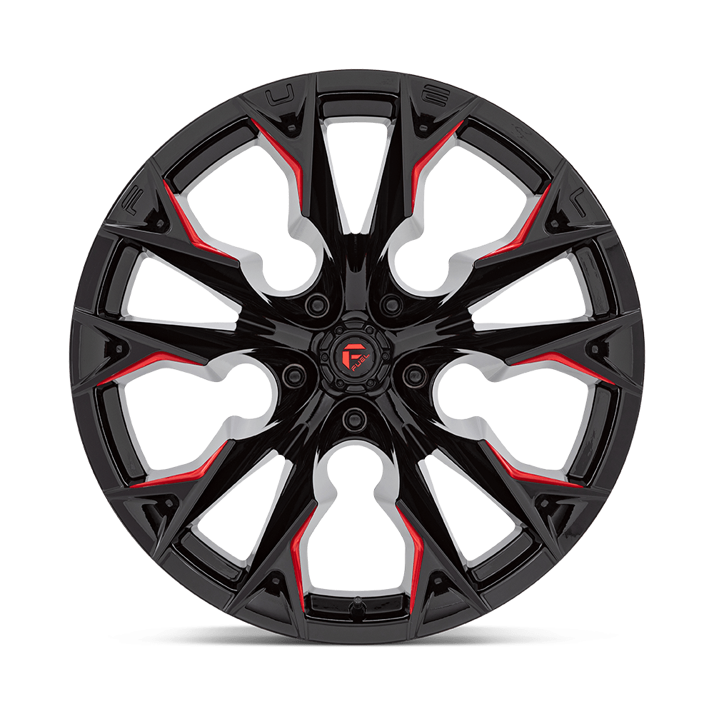 D823 22X12 5X5.0 G-BLK MILL C-RED -44MM