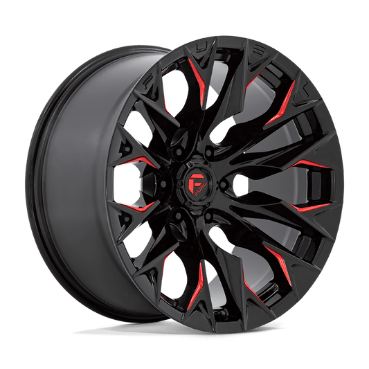 D823 20X10 8X180 G-BLK MILL C-RED -18MM