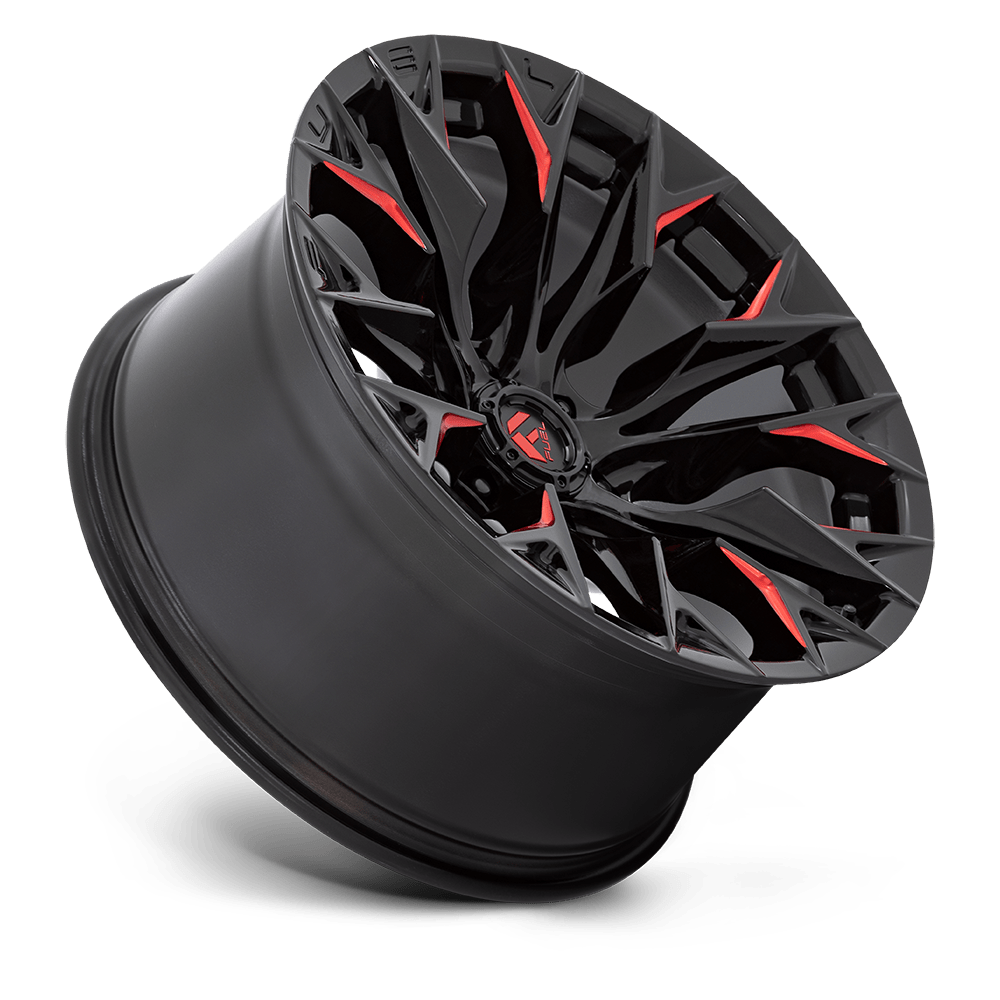 D823 24X12 5X5.0 G-BLK MILL C-RED -44MM