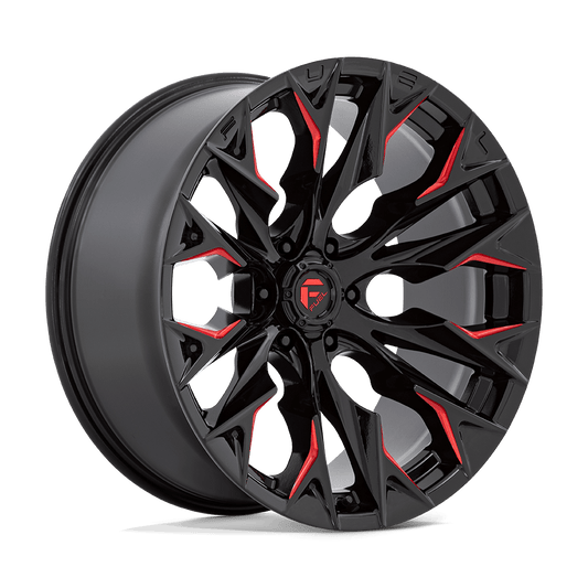 D823 22X10 6X5.5 G-BLK MILL C-RED -18MM