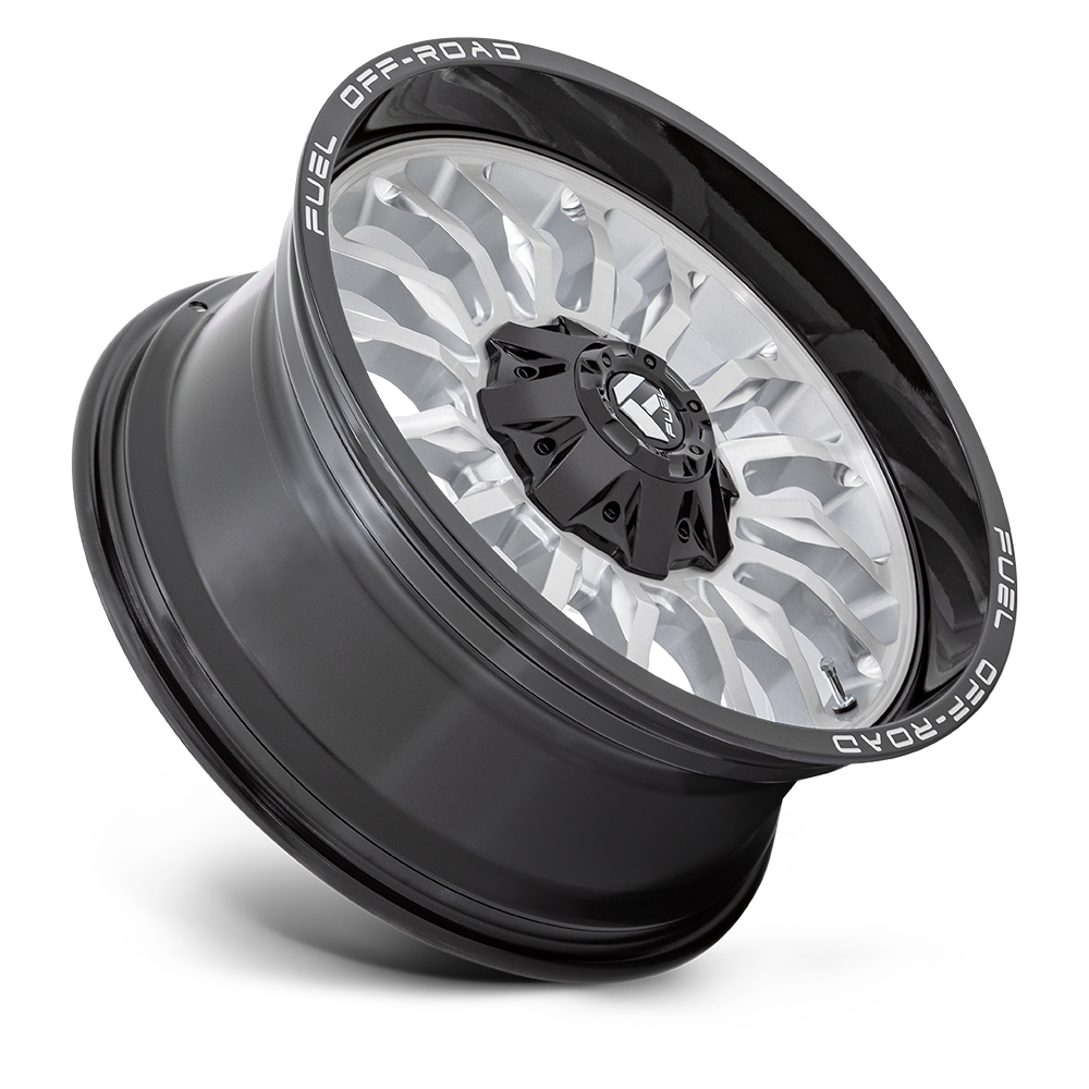 D798 20X10 8X180 SLVR-BRSH BLK-LP -18MM