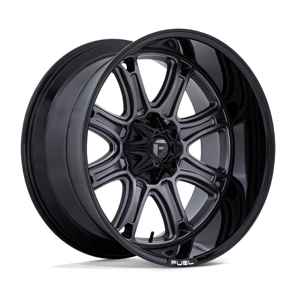 D853 22X9 6X135/5.5 M-GNMTL BLK-LP 1MM