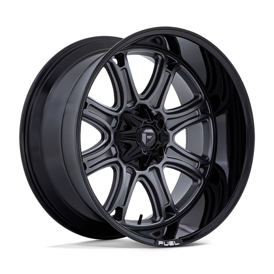 D853 22X9 6X135/5.5 M-GNMTL BLK-LP 1MM