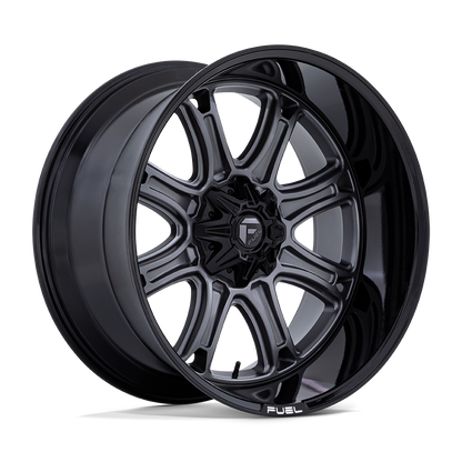 D853 22X10 5X5/5.5 M-GNMTL BLK-LP -18MM