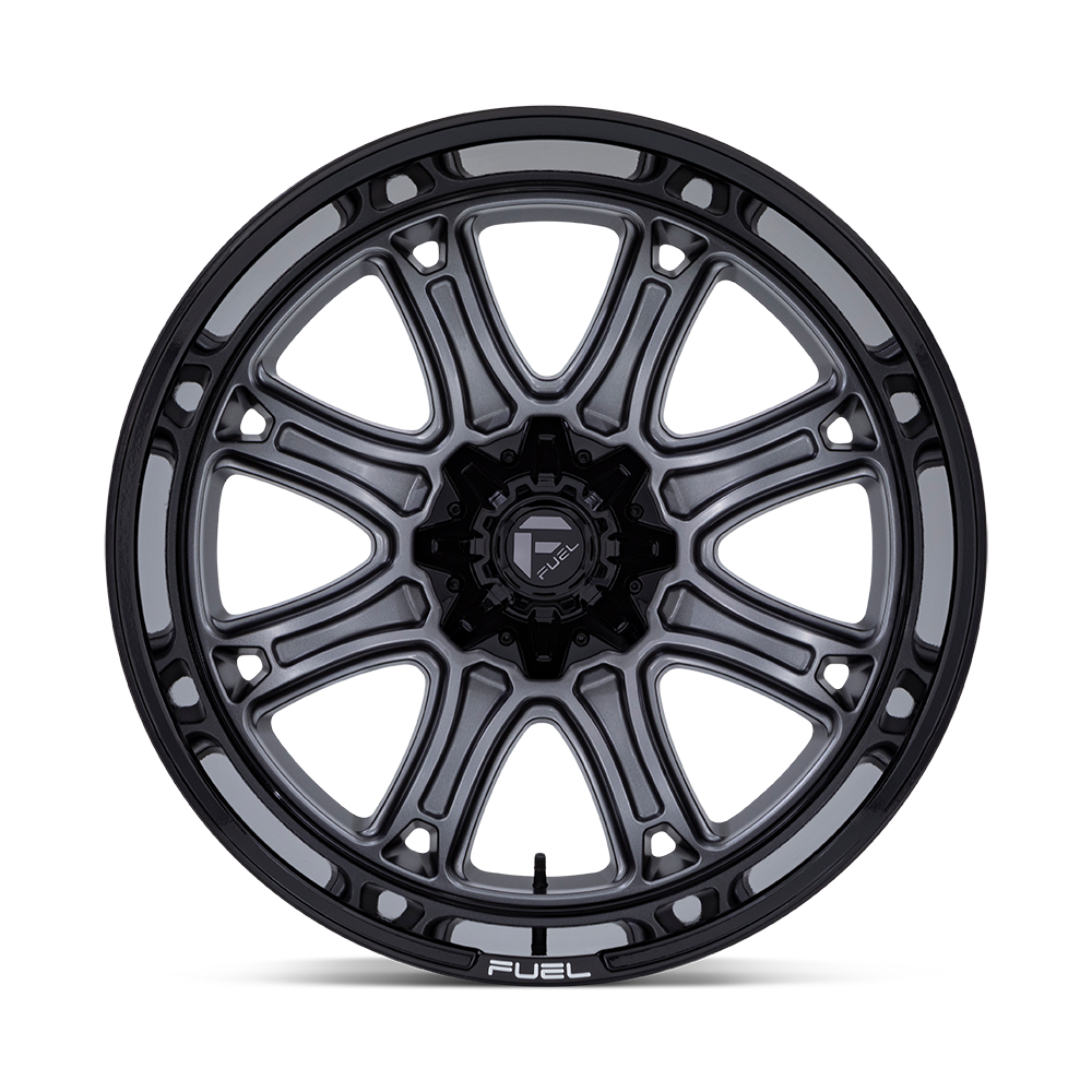 D853 22X10 6X135/5.5 M-GNMTL BLK-LP 10MM