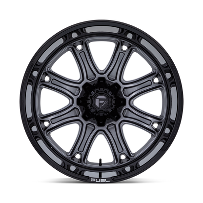 D853 22X10 6X135/5.5 M-GNMTL BLK-LP 10MM