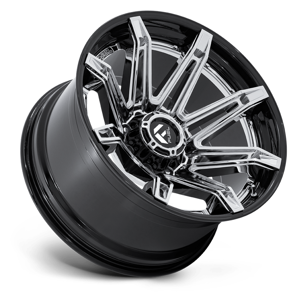 D401 22X10 6X5.5 CHR G-BLK -18MM