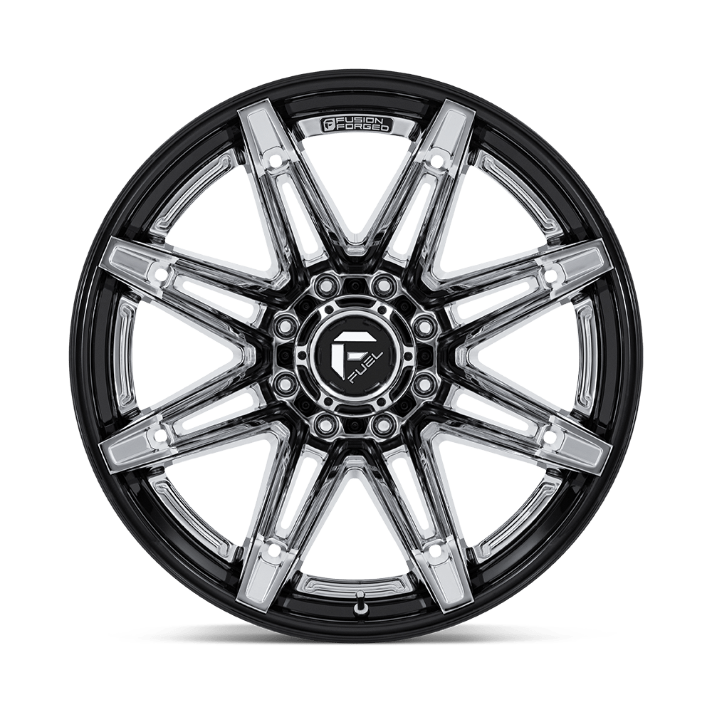 D401 22X10 6X5.5 CHR G-BLK -18MM