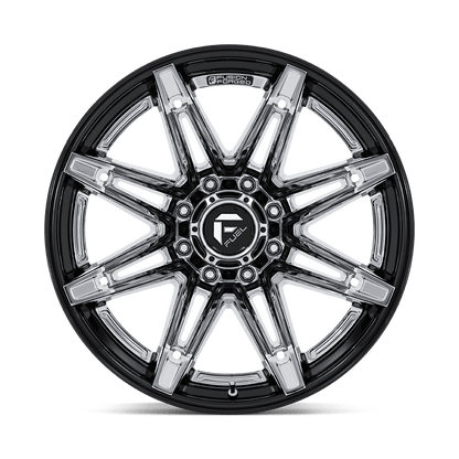 D401 22X10 6X5.5 CHR G-BLK -18MM